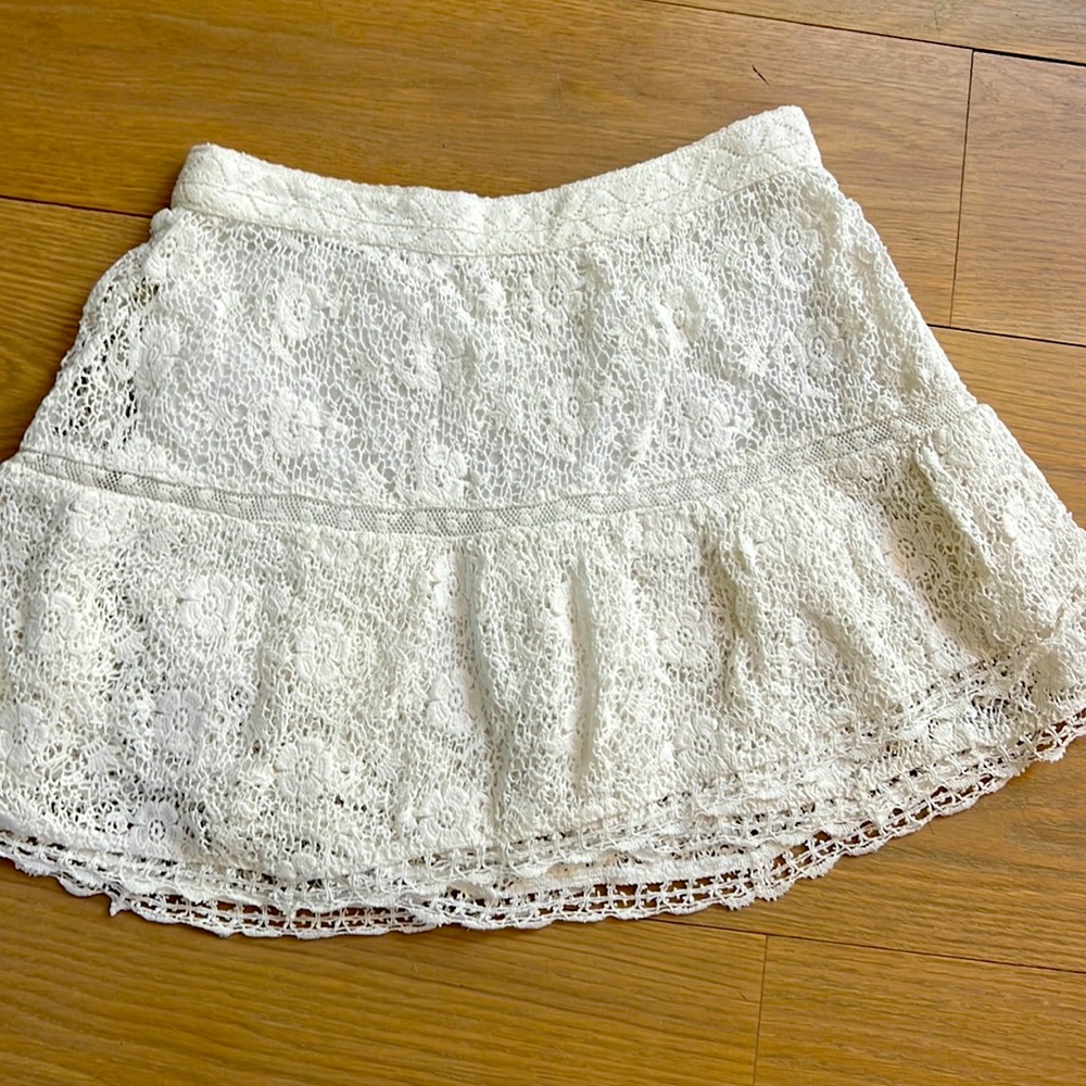 White love shack fancy skirt